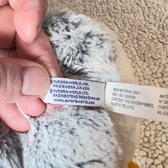 Aurora World Penguin Plush Wearing Red Ear Flaps Winter Hat ~8.5" Tall Soft - Picture 7 of 10